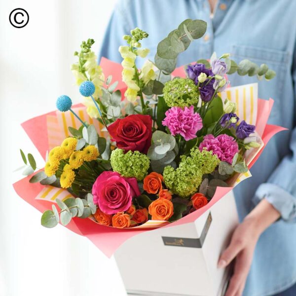 Valentine's Rainbow Hand-tied